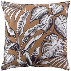 Douceur d'intérieur - Coussin PUNTA - Polyester imprimé - 45 x 45 cm - Camel - PUNTA Douceur d'intérieur