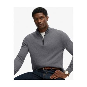 Superdry Pull en laine m&eacute;lang&eacute;e &agrave; col camionneur