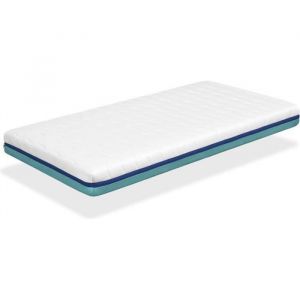 Matelas 80x180 BASIC PRO &Eacute;paisseur 14 CM Dehoussable, Ergonomique, Respirant, Lavable, M&eacute;moire Id&eacute;al pour lit gigogne
