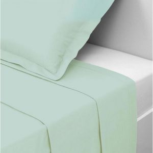 Drap plat coton TERTIO - Celadon