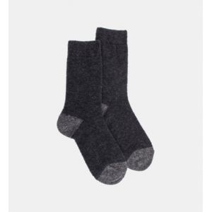 Chaussette en laine polaire bicolore