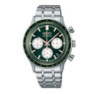 Seiko Montre Sport Chrno Fond Vert