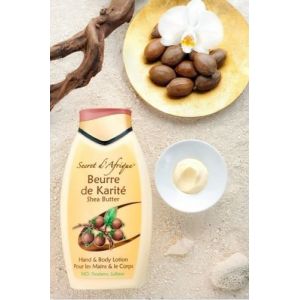 Image de Secret d'Afrique Lait au beurre de karité pour les mains et le corps