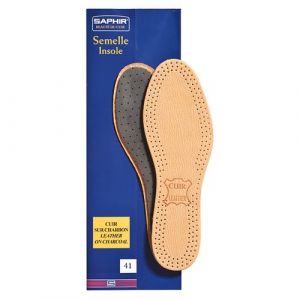 Saphir Semelles cuir sur charbon - taille 41 - Accessoire Chaussure