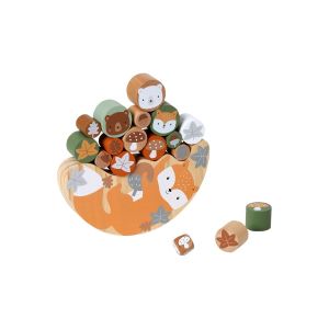 Vertbaudet Jeu d'équilibre Renard en bois orange TU