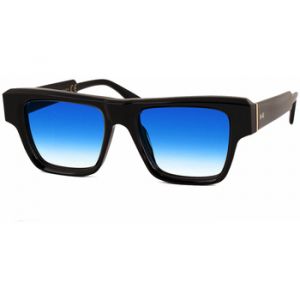 Xlab Homme CARNEY Lunettes de soleil Acétate Noir Bleu clair Carré Ombré