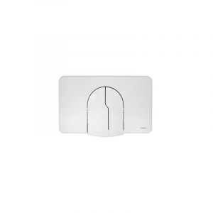 Wisa - Plaque de commande frontale 2100, blanche, abs, double commande