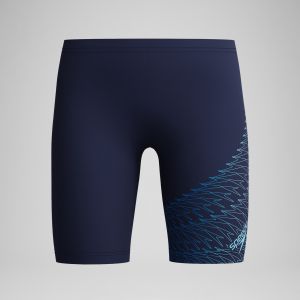 Speedo Medley Logo Brouilleur de Natation pour Garçon, Peacoat - Sugar Blue, 9-10 années