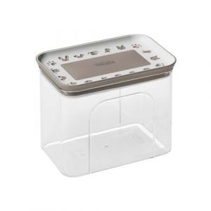 Image de Zolux Boite rm&eacute;tique Snack 1 2 litres taupe