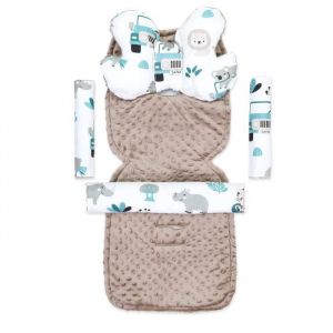 Housse De Siège Insert Landau - Housse De Poussette Enfant Ensemble Avec Protection De Ceinture 75 X 35 Cm Afrique