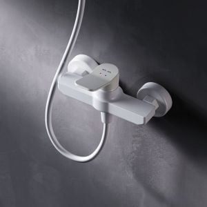 Mitigeur mécanique de baignoire Robinet Salle de Bain Blanc, FXA20033 Am.pm X-Joy