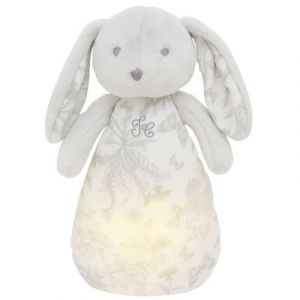 Tartine et chocolat Augustin le Lapin Veilleuse Musical - Toile de Jouy Gris