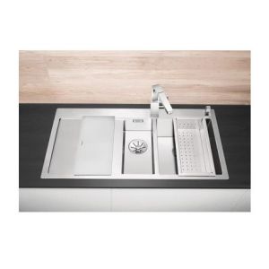 Blanco Claron 6 S-IF Steelart Inox Steelart cuve à droite