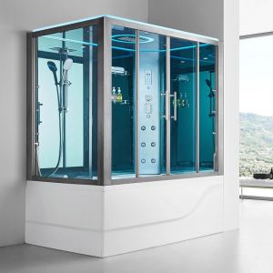 Baignoire balnéo douche hammam OMEGA DUO DROITE