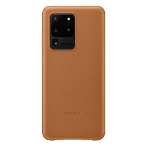 Samsung Coque S20 Ultra Cuir marron