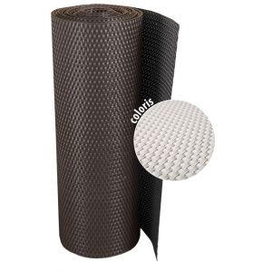 Brise Vue En Résine Tressée Pour Balcon Et Clôture Coloris Blanc 0 9 X 3 M Neuf