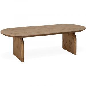 Decowood - Table basse i Bloom chêne foncé 100