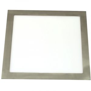 Downlight led 18W 6000K carr&eacute; encastrable finition acier Cadre en acier - Jandei