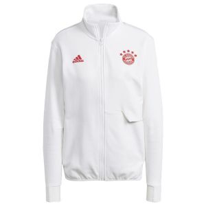 Image de Adidas Veste Fc Bayern Anthem, pointure X-Small - ['Blanc'] - Taille X-Small