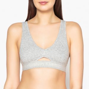 Image de Calvin Klein Underwear Unlined W soutien-gorge de sport gris chiné S EU