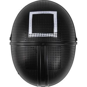 Ruedelafete Squid Game Masque player noir CARRE