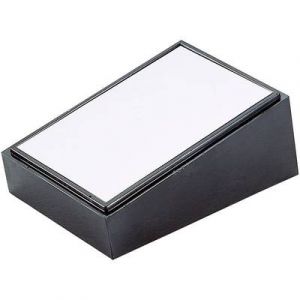 Teko Boîtier pupitre PULT 103 plastique, aluminium noir, argent (L x l x h) 160 x 95 x 62 mm 1 pc(s)