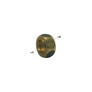 Ezfitt Ecrou pour collet battu sans joint fibre - Ø A: 3/4'' x Ø B: 20.3mm