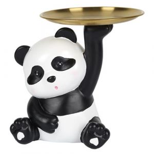 Vide-Poche panda kawaii blanc et noir plateau en l'air - - ALTOBUY