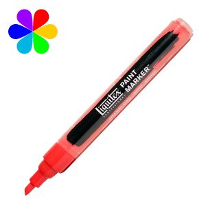 Liquitex Paint Markers pointe fine 151 - Rouge de cadmium moyen
