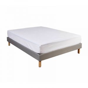 Image de Terre de Nuit Protège Matelas Molleton 100% coton - Bonnet 30 cm - 200x200