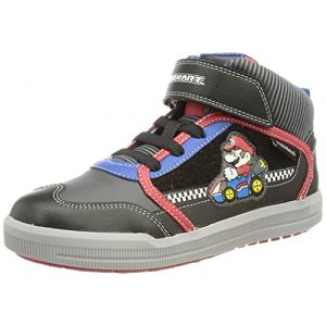 Geox Baskets montantes Arzach x Mario Kart Noir, Rouge - Taille 24;25;26;27;28;29;30;31;32;33;34;35;36;37;38;39