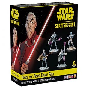 Image de Asmodée Star Wars Shatterponit Pack Squad Double Pride Count Dooku Jeu de société