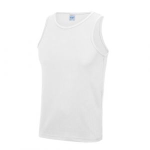 Débardeur sport uni Just Cool - Homme (M) (Blanc) - UTRW687