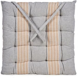 Coussin de chaise &agrave; lani&egrave;res nomo, 40 x 40 cm