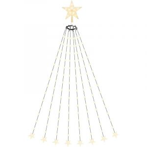 Salcar Guirlande Sapin Lumineuse 130 LEDs de Noël, Guirlande LED Sapin Décoration