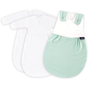 Träumeland S0100352 Gigoteuse liebmich 3 pièces à pois Menthe, Taille 50/56, multicolore
