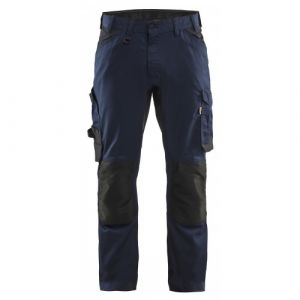 Blaklader Pantalon de travail bleu marine/noir taille 46 longueur 82 cm
