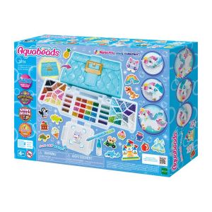 Aquabeads La Mallette des créatifs - Kit de Loisirs créatifs - Activité Manuelle Enfants en Toute autonomie - Coffret de Perles Qui collent avec de l'eau - Jouet Enfant 4 Ans et + - 35114