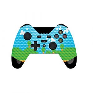 Image de Gioteck Manette switch sans fil Bluetooth Design Minecraft Ciel