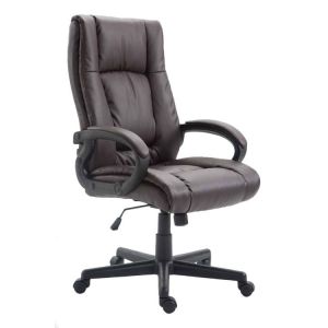 CLP Fauteuil de bureau XL Sparta similicuir, Marron