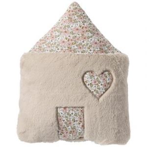 BB & Co Coussin déco maison fausse fourrure angora Afternoon Tea