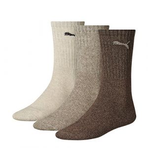 Puma Chaussettes -underwear Sport 3 Pack - Chocolate / Walnut / Safari - EU 35-38