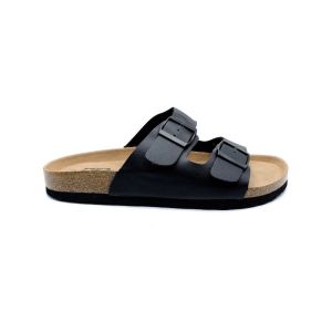 Kebello Tongs Sandales Noir H