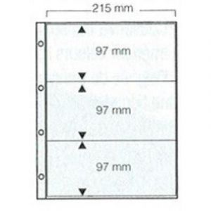 Safe Feuilles &agrave; 3 poches pour billets