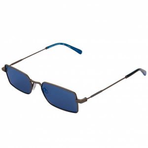 Sergio Tacchini Rectangular Gunmetal Hommes Lunettes de soleil ST700299554