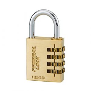 Image de THIRARD 00913947 - Cadenas Rb 30 ou 40 mm - Anse acier nickelé - Cadenas - Rb - combinaison modifiable (10 000 combinaisons possibles) Corps laiton monobloc