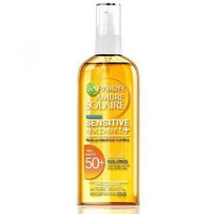 Image de Garnier Ambre Solaire - Sensitive Expert Huile protectrice nutritive FPS 50+