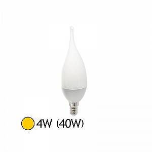 Vision-El Ampoule Led 4W (40W) E14 Flamme opaque Blanc chaud 2700K
