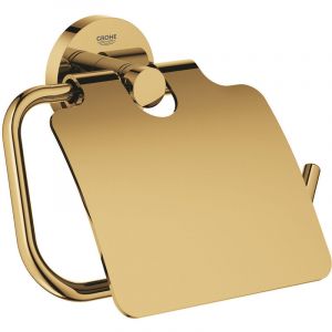 Grohe Essentials D&eacute;rouleur de papier mural en m&eacute;tal avec fixations cach&eacute;es, Cool Sunrise (40367GL1)