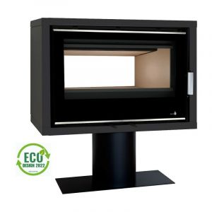 Termofoc Insert poêle à bois Ecodesign PORTIMAO-SL-795-S-DF-BASE Double face - 7KW + Ventilation